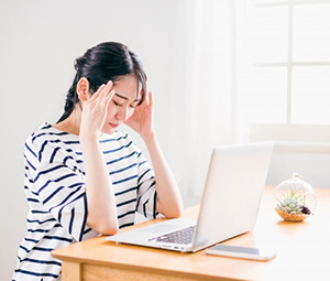 頭痛の主なタイプと特徴のイメージ